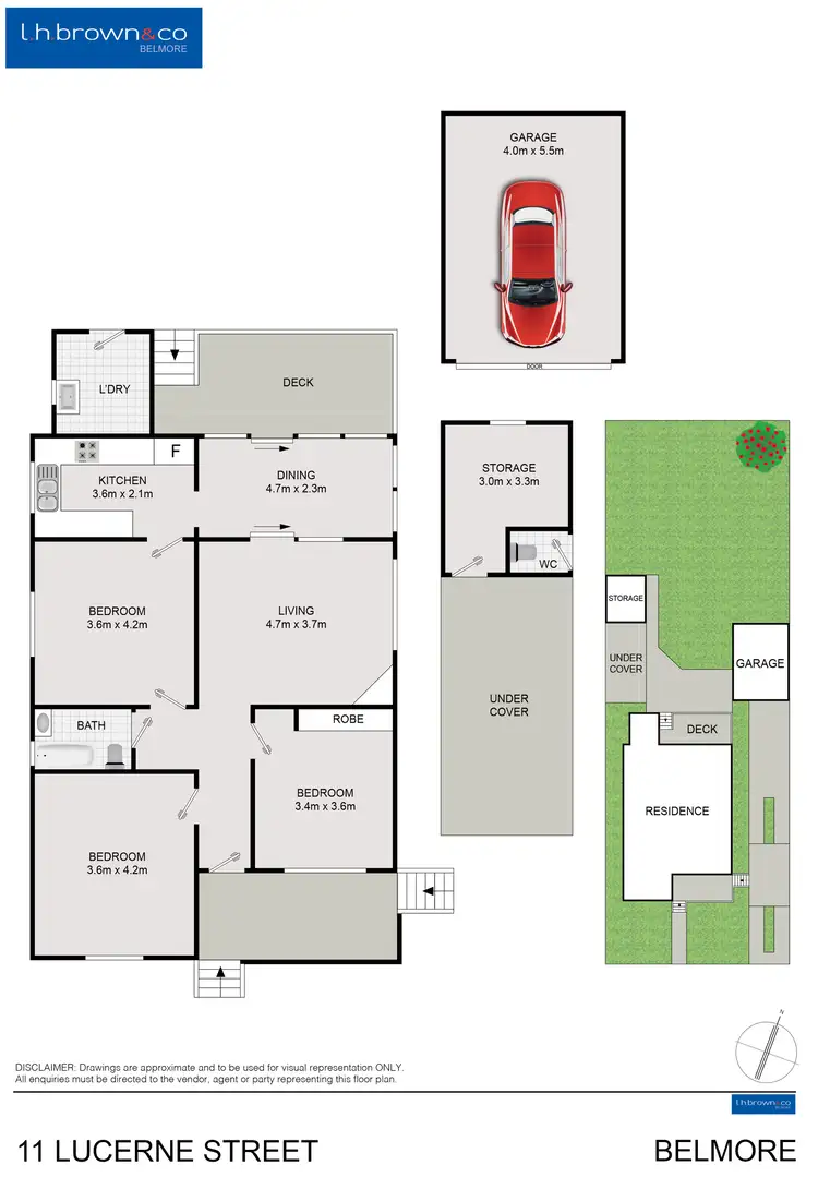Floorplan of Homely house listing, 11 Lucerne St, Belmore NSW 2192