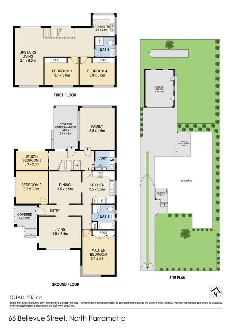Floorplan of Homely house listing, 66 Bellevue St, North Parramatta NSW 2151