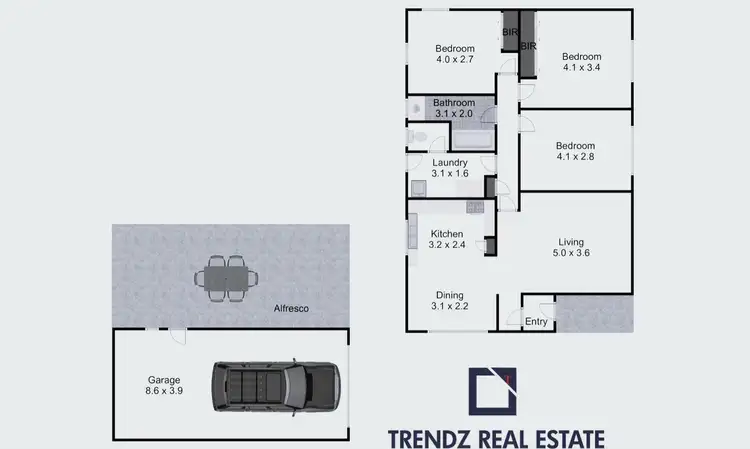 Floorplan of Homely house listing, 4 Daly Ct, Churchill VIC 3842