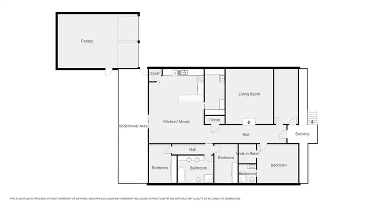 Floorplan of Homely house listing, 24 Mahnke St, Stawell VIC 3380