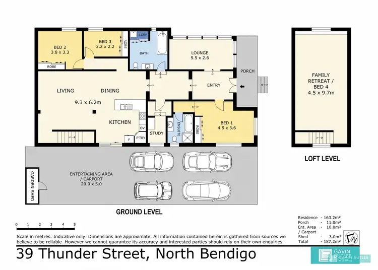 Floorplan of Homely house listing, 39 Thunder St, North Bendigo VIC 3550