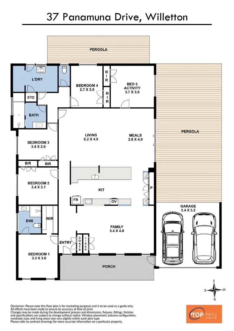 Floorplan of Homely house listing, 37 Panamuna Drive, Willetton WA 6155
