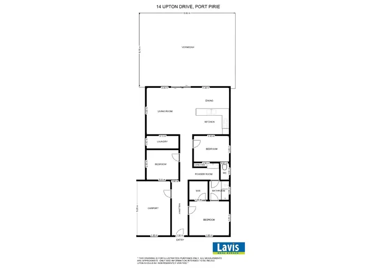 Floorplan of Homely house listing, 14 Upton Drive, Port Pirie SA 5540