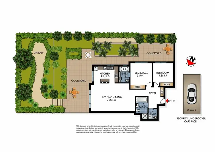 Floorplan of Homely apartment listing, Unit 2/18-20 Hamilton St, Rose Bay NSW 2029