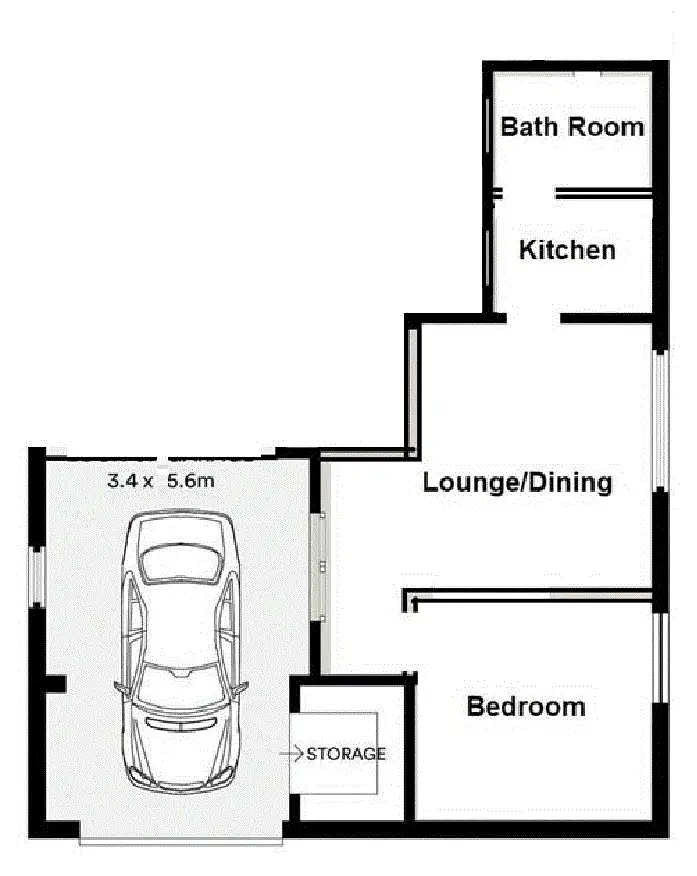Floorplan of Homely unit listing, 1/564 Rocky Point Rd, Sans Souci NSW 2219