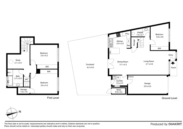 Floorplan of Homely townhouse listing, 50 Wunnamurra Drive, Keilor East VIC 3033