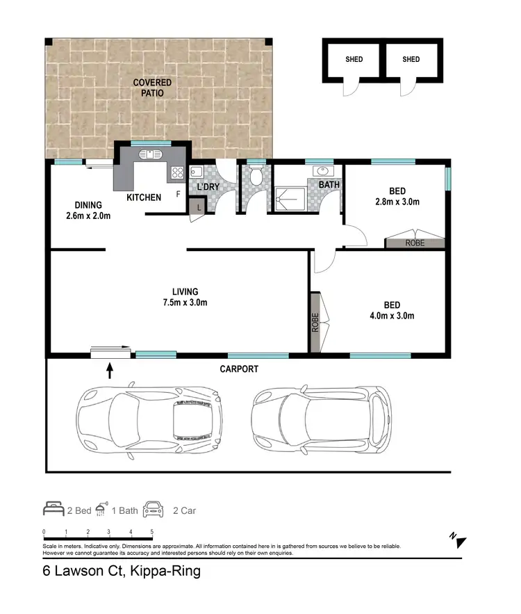 Floorplan of Homely house listing, 6 Lawson Court, Kippa-ring QLD 4021