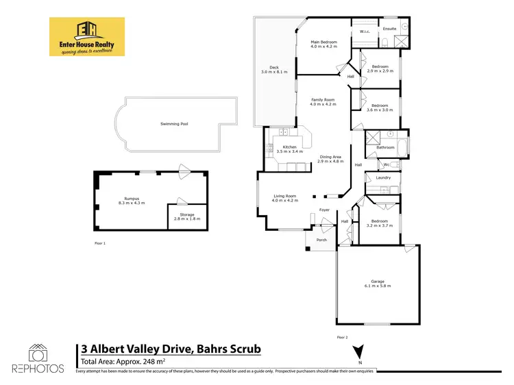 Floorplan of Homely house listing, 3 Albert Valley Dr, Bahrs Scrub QLD 4207