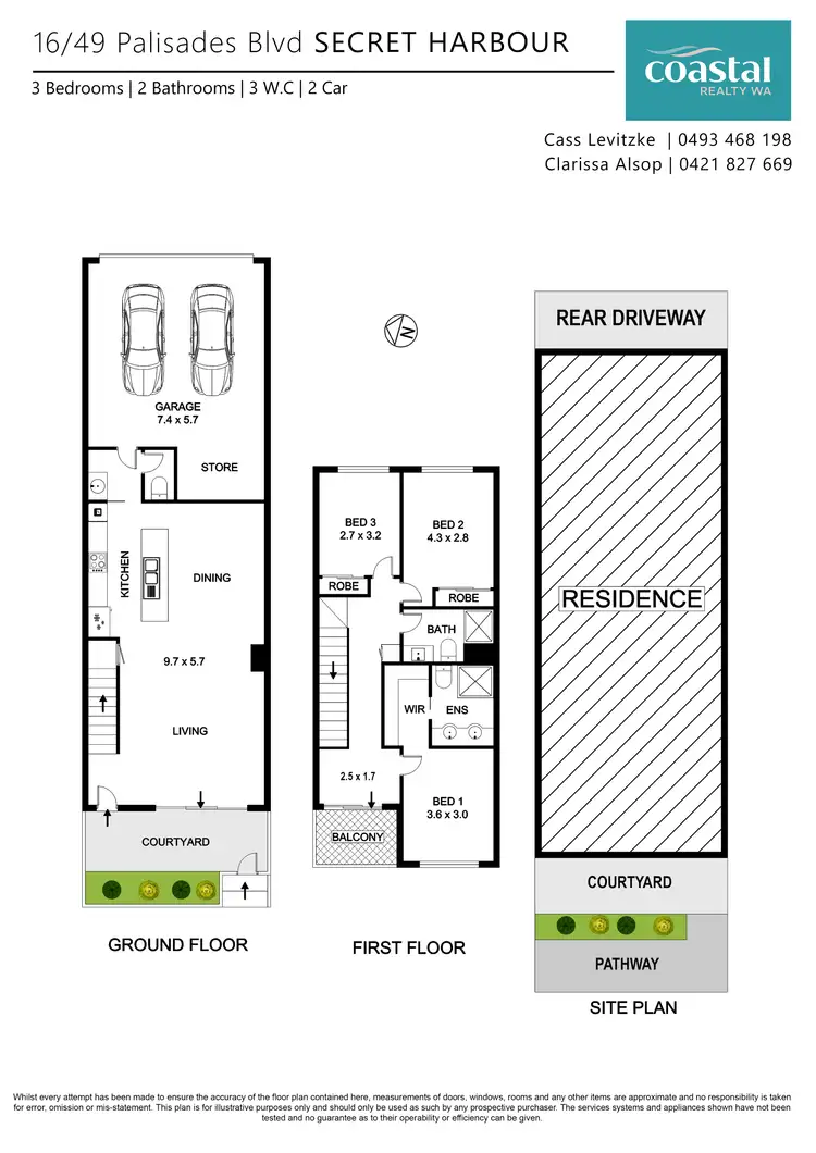 Floorplan of Homely unit listing, Unit 16/49 Palisades Bvd, Secret Harbour WA 6173
