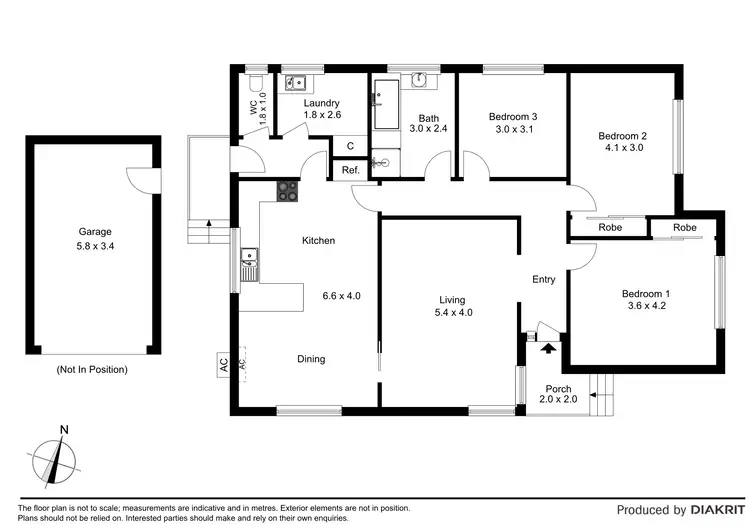 Floorplan of Homely house listing, 193 Military Road, Avondale Heights VIC 3034