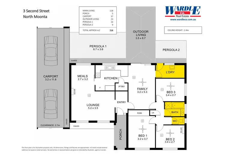 Floorplan of Homely house listing, 3 Second St, North Moonta SA 5558