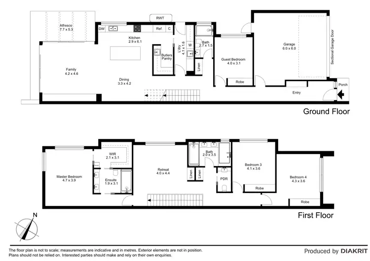 Floorplan of Homely house listing, 5 Deutscher Street, Avondale Heights VIC 3034