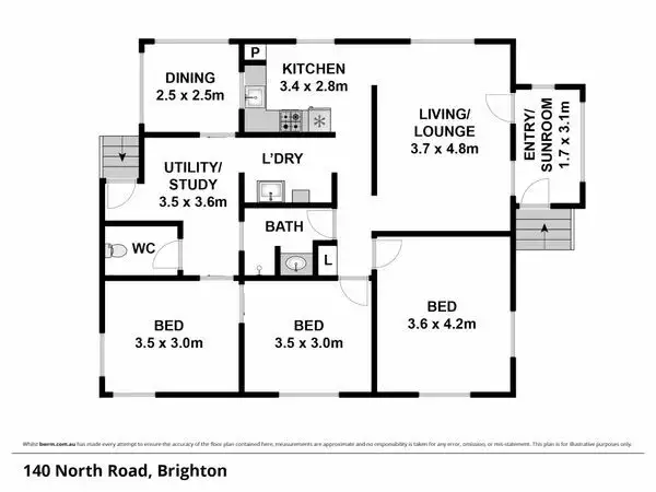 Floorplan of Homely house listing, 140 North Road, Brighton QLD 4017
