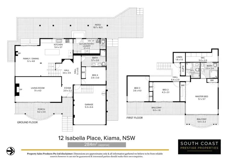 Floorplan of Homely house listing, 12 Isabella Place, Kiama NSW 2533