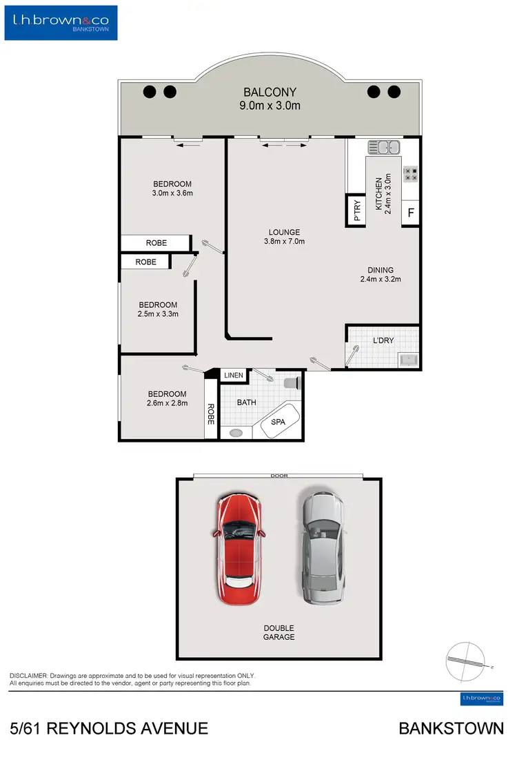Floorplan of Homely unit listing, Unit 5/61 Reynolds Ave, Bankstown NSW 2200