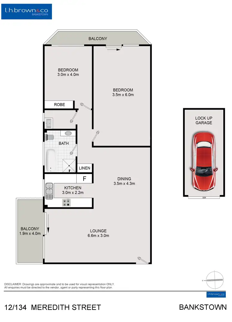 Floorplan of Homely unit listing, Unit 12/134-138 Meredith St, Bankstown NSW 2200