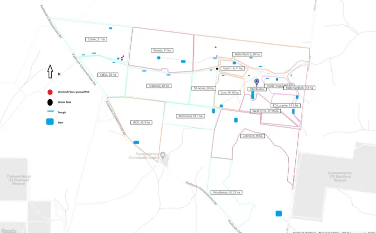 Floorplan of Homely rural property listing, 173 Mcclures Rd, Connewirricoo VIC 3318
