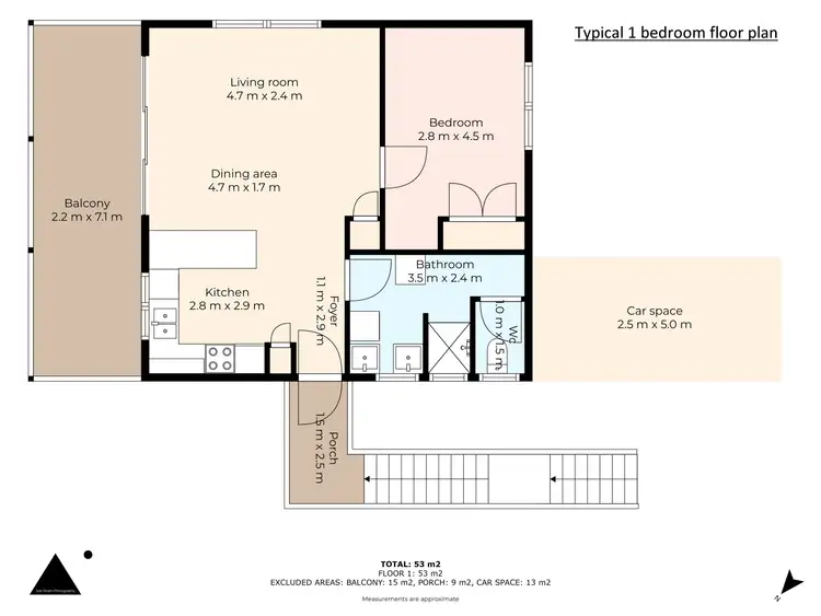 Floorplan of Homely unit listing, 176 Imlay Street, Eden NSW 2551