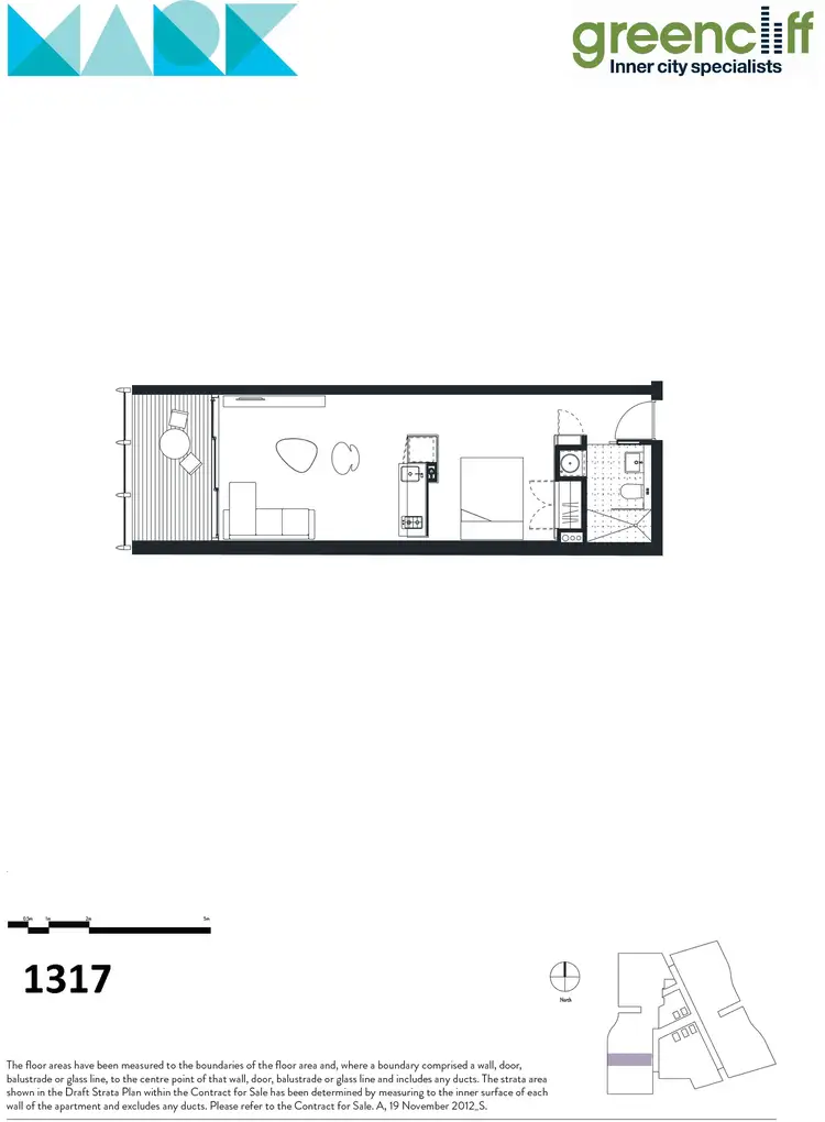 Floorplan of Homely apartment listing, 1317/18 Park Lane, Chippendale NSW 2008