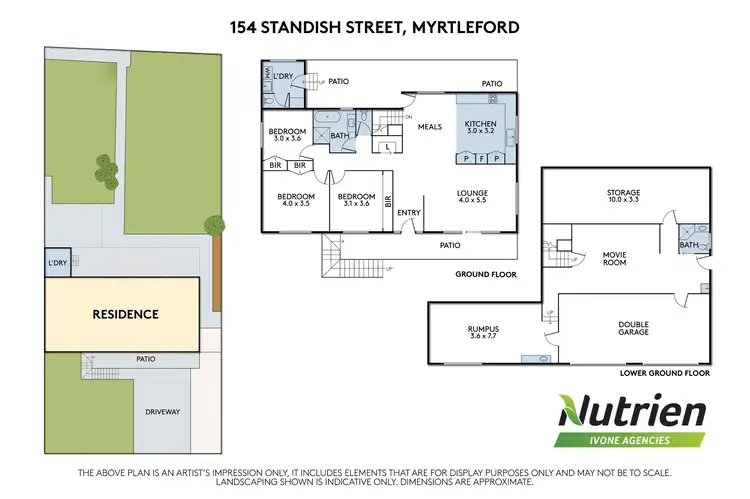 Floorplan of Homely house listing, 154 Standish St, Myrtleford VIC 3737