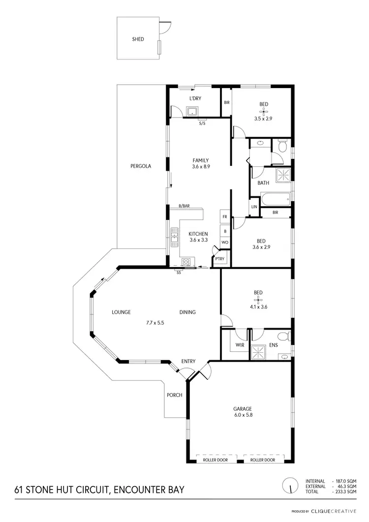 Floorplan of Homely house listing, 61 Stone Hut Cct, Encounter Bay SA 5211