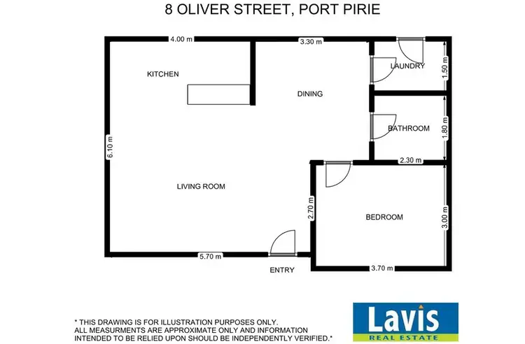Floorplan of Homely house listing, 8 Oliver Street, Port Pirie SA 5540