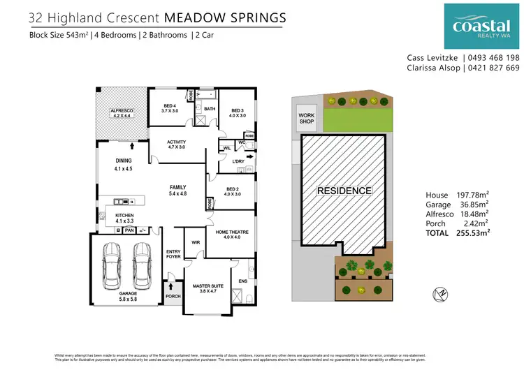 Floorplan of Homely house listing, 32 Highland Cres, Meadow Springs WA 6210