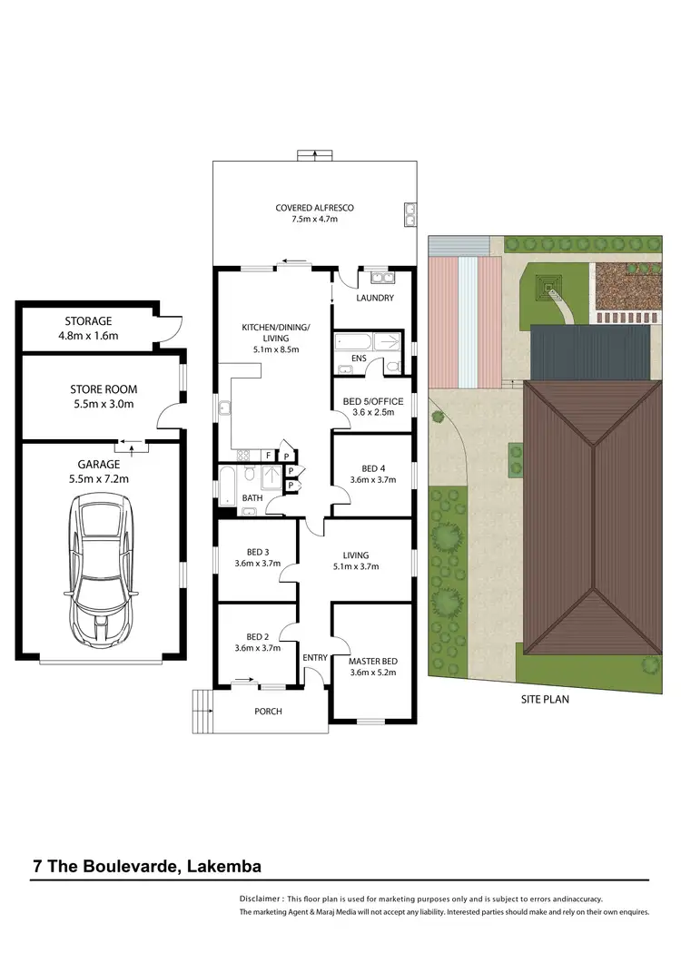 Floorplan of Homely house listing, 7 The Boulevarde, Lakemba NSW 2195