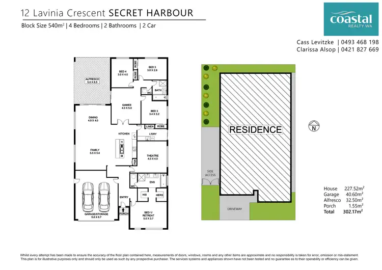 Floorplan of Homely house listing, 12 Lavinia Cres, Secret Harbour WA 6173