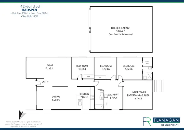 Floorplan of Homely house listing, 14 Dyball St, Hadspen TAS 7290