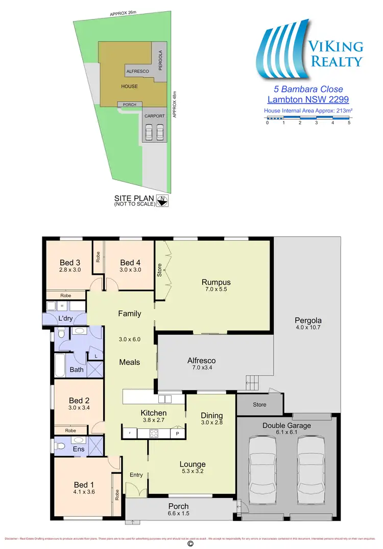 Floorplan of Homely house listing, 5 Bambara Cl, Lambton NSW 2299