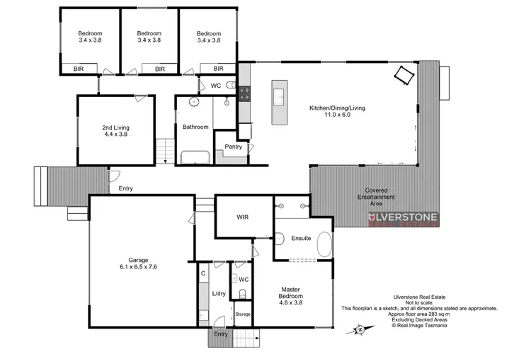 Floorplan of Homely house listing, 191 Upper Maud St, West Ulverstone TAS 7315