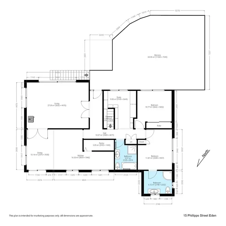 Floorplan of Homely house listing, 15 Phillipps St, Eden NSW 2551