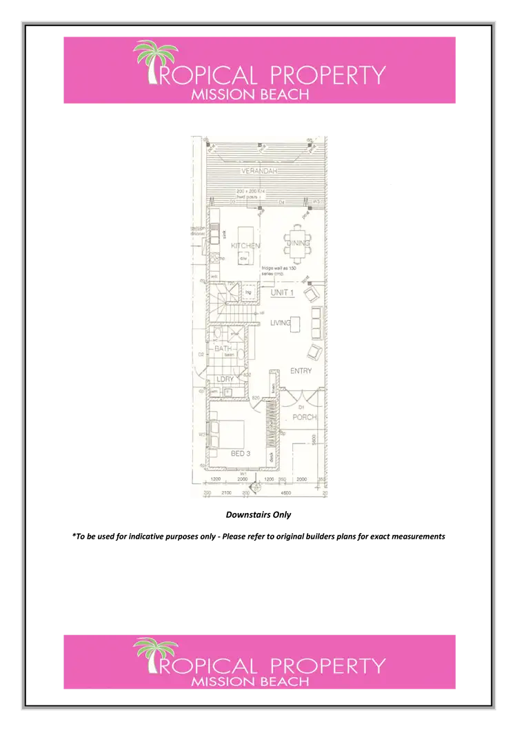 Floorplan of Homely house listing, 2/2B Reid Road, Wongaling Beach QLD 4852