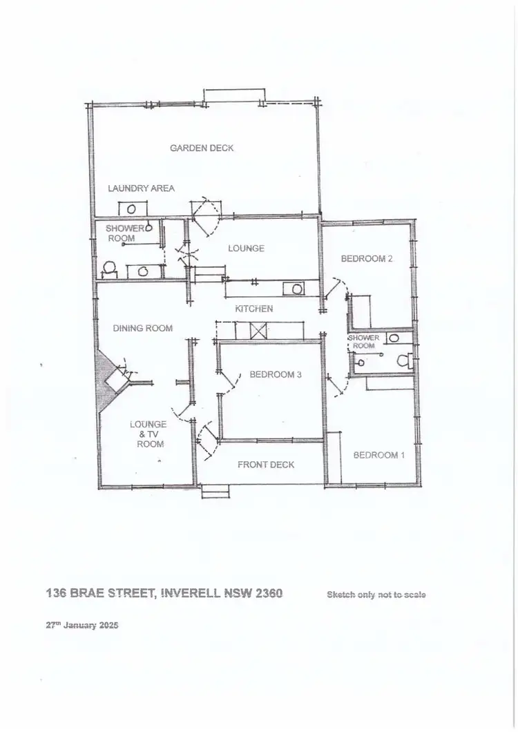 Floorplan of Homely house listing, 136 Brae Street, Inverell NSW 2360