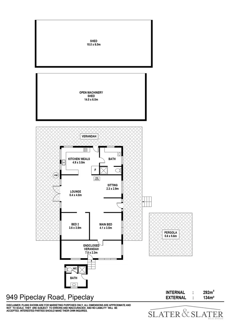 Floorplan of Homely rural property listing, 949 Pipeclay Rd, Pipeclay NSW 2446