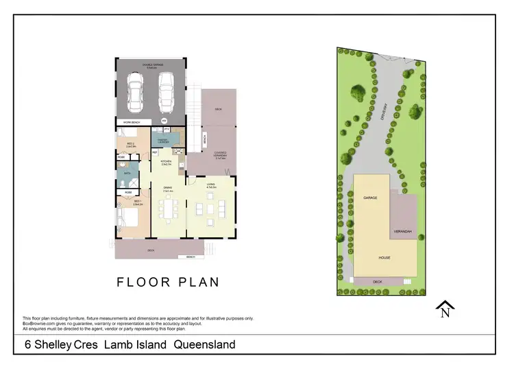 Floorplan of Homely house listing, 6 Shelly Crescent, Lamb Island QLD 4184