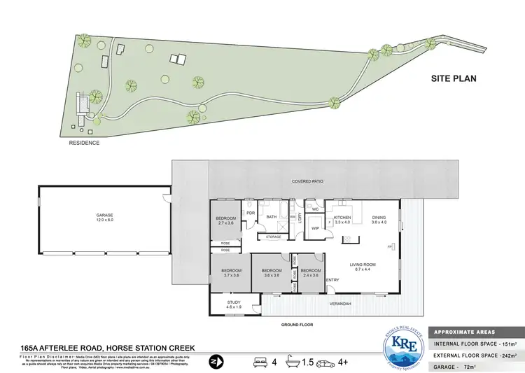 Floorplan of Homely rural property listing, 165A Afterlee Road, Kyogle NSW 2474