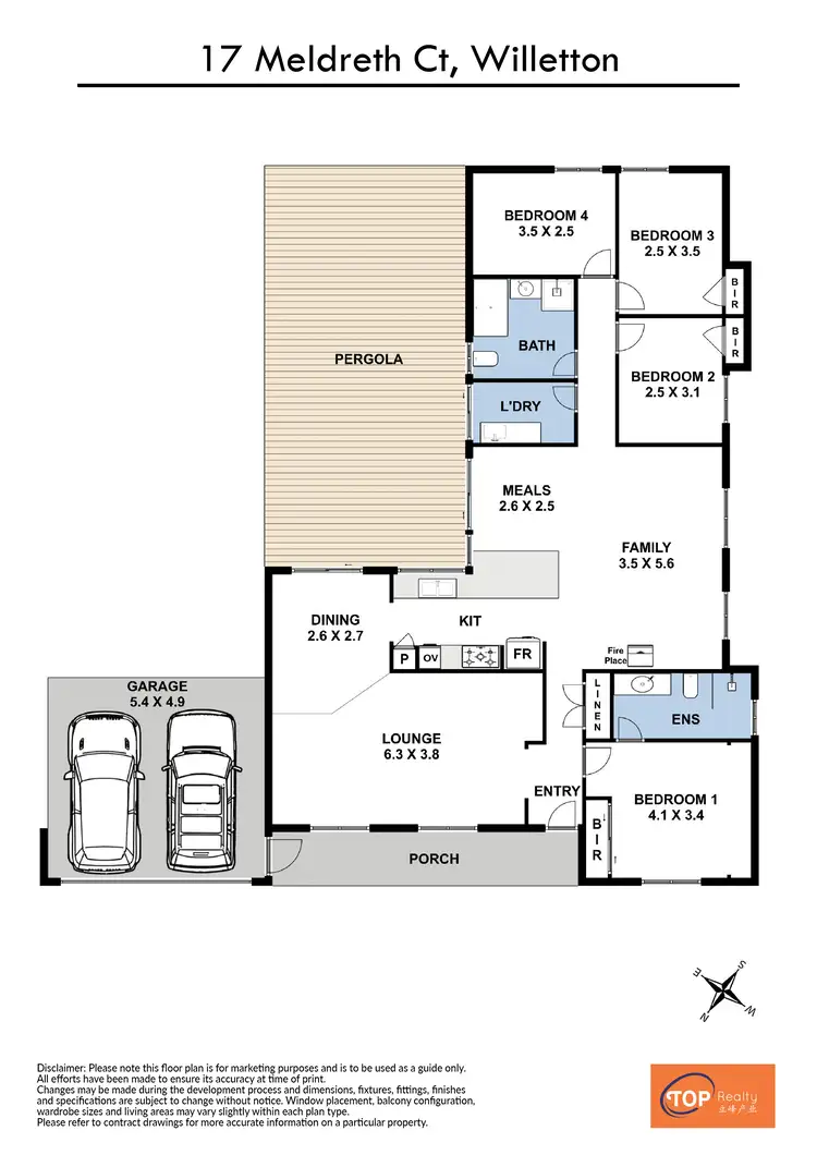 Floorplan of Homely house listing, 17 Meldreth Court, Willetton WA 6155