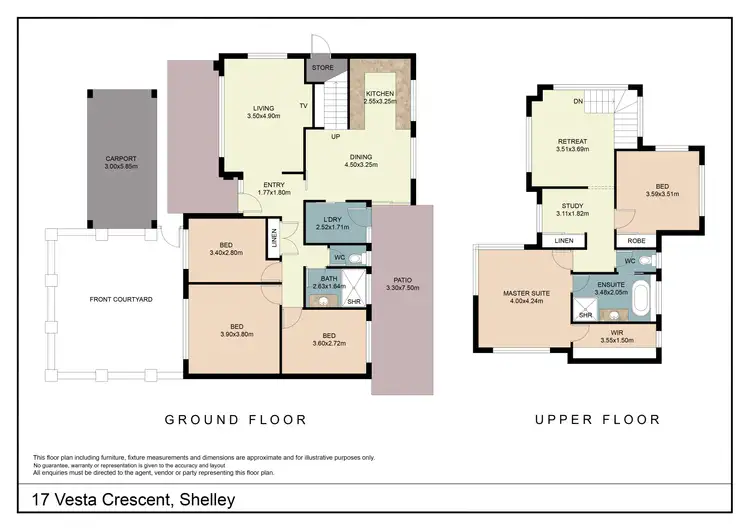 Floorplan of Homely house listing, 17 Vesta Crescent, Shelley WA 6148