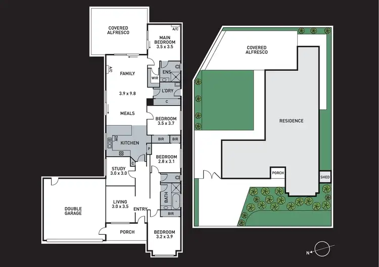 Floorplan of Homely house listing, 25 Miller Close, Drouin VIC 3818