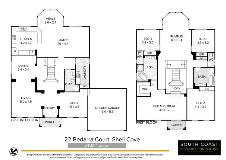 Floorplan of Homely house listing, 22 Bedarra Court, Shell Cove NSW 2529
