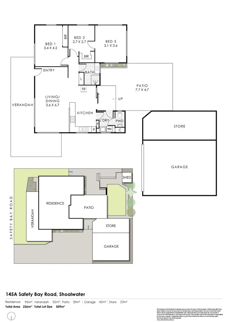 Floorplan of Homely house listing, 145a Safety Bay Rd, Shoalwater WA 6169