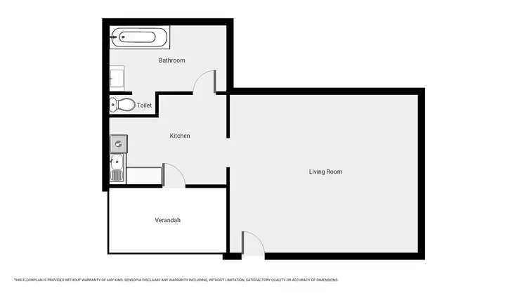 Floorplan of Homely house listing, 37 Bunbury St Glenorchy Via, Stawell VIC 3380