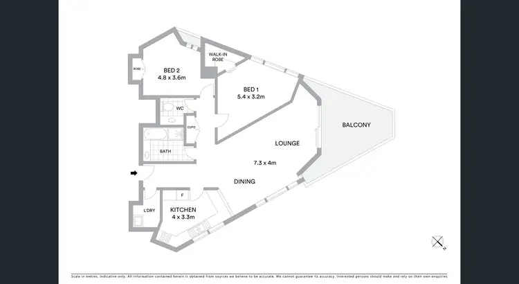 Floorplan of Homely unit listing, 7/7 Dalley St, Coffs Harbour NSW 2450