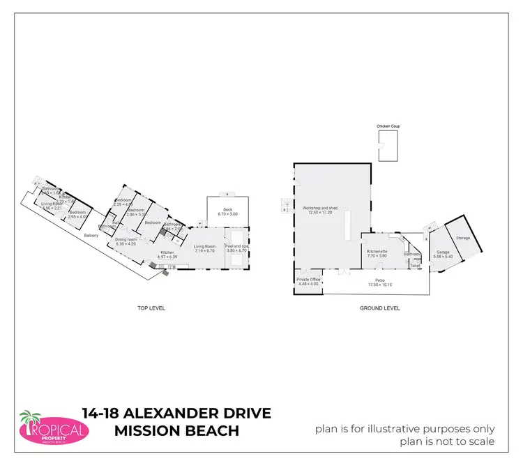 Floorplan of Homely house listing, 14-18 Alexander Drive, Mission Beach QLD 4852