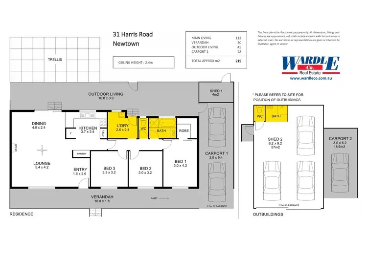 Floorplan of Homely house listing, 31 Harris Rd, New Town SA 5554