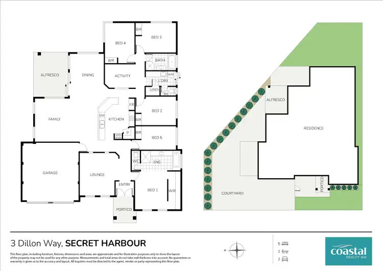 Floorplan of Homely house listing, 3 Dillon Way, Secret Harbour WA 6173