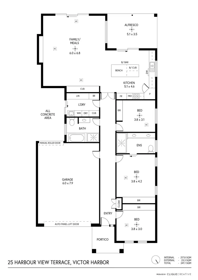 Floorplan of Homely house listing, 25 Harbour View Tce, Victor Harbor SA 5211