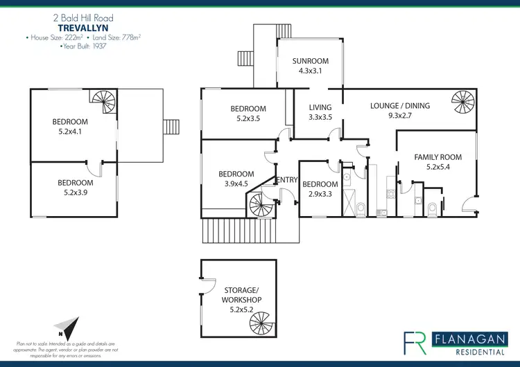 Floorplan of Homely house listing, 2 Bald Hill Rd, Trevallyn TAS 7250